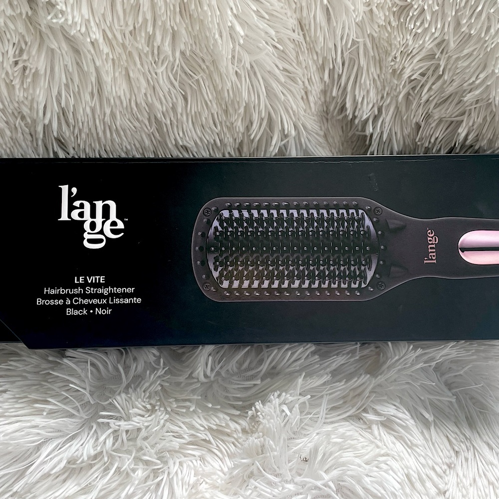 NWT LANGE LE VITE hairbrush straightener